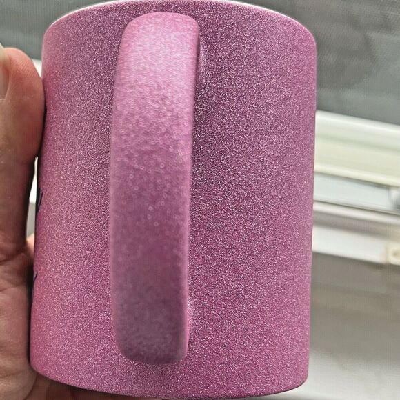 Sparkly Pink Coffee Mug Coffee Before Class - Picture 4 of 7